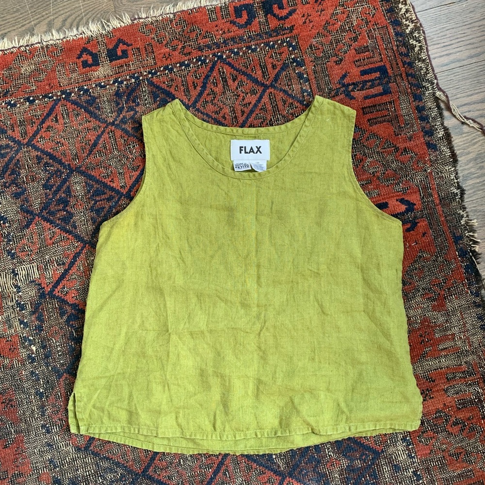 FLAX linen tank top